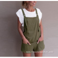 Adorable Women's Short Overalls Cotton Wholesale Custom